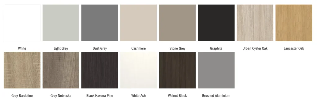 door finish options