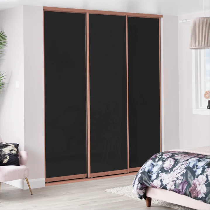 Premium Copper Frame & Black Starlight Glass